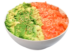 C5 chirachi tartare  saumon avocat